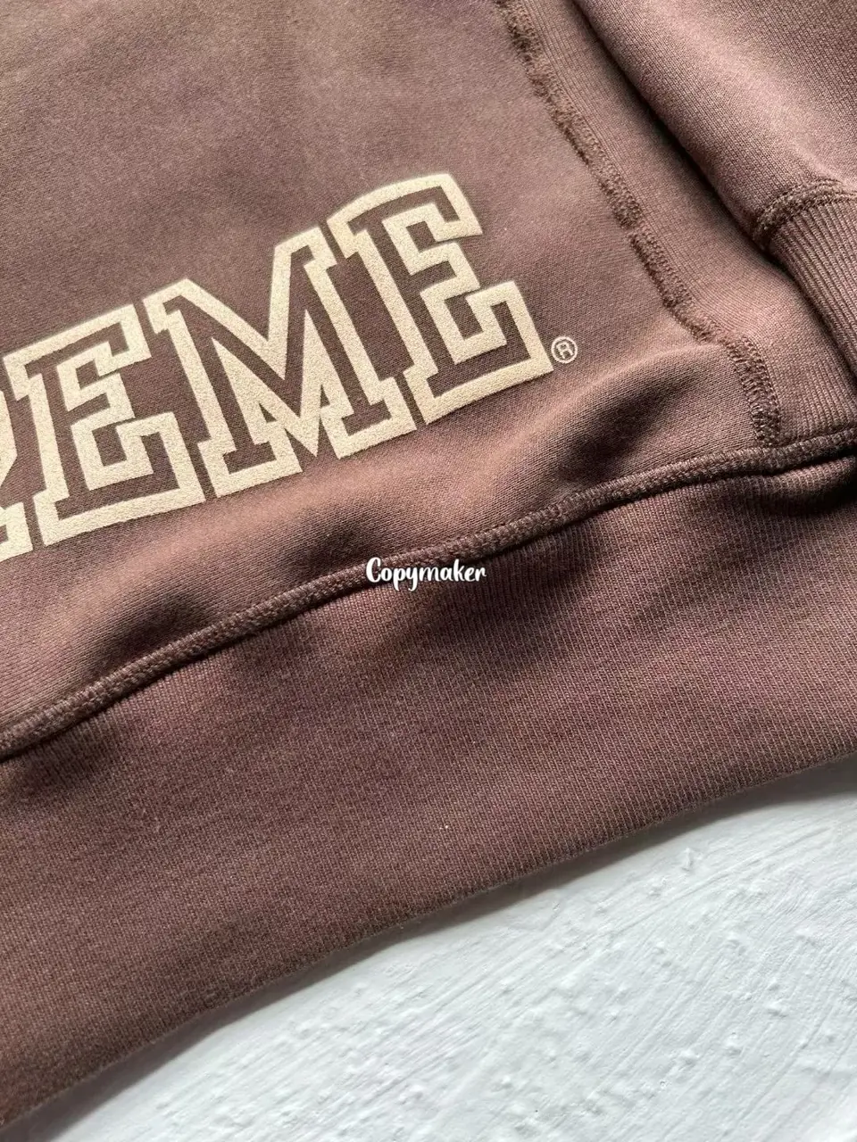 【預售】Sup FW24 Collegiate Sleeve Hooded Sweatshirt 麒麟臂發泡印花連帽衛衣帽踢長袖 四色