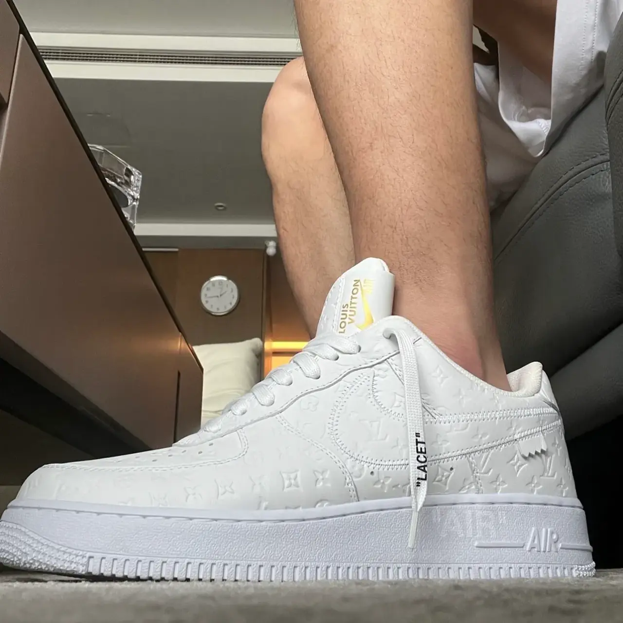 【預售】1V x NK Air Force 1 Low 聯名 AF1 空軍 滿版老花壓紋 板鞋休閒鞋運動鞋