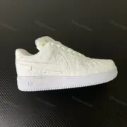 【預售】1V x NK Air Force 1 Low 聯名  AF1 空軍 滿版老花壓紋 板鞋休閒鞋運動鞋：圖片 6