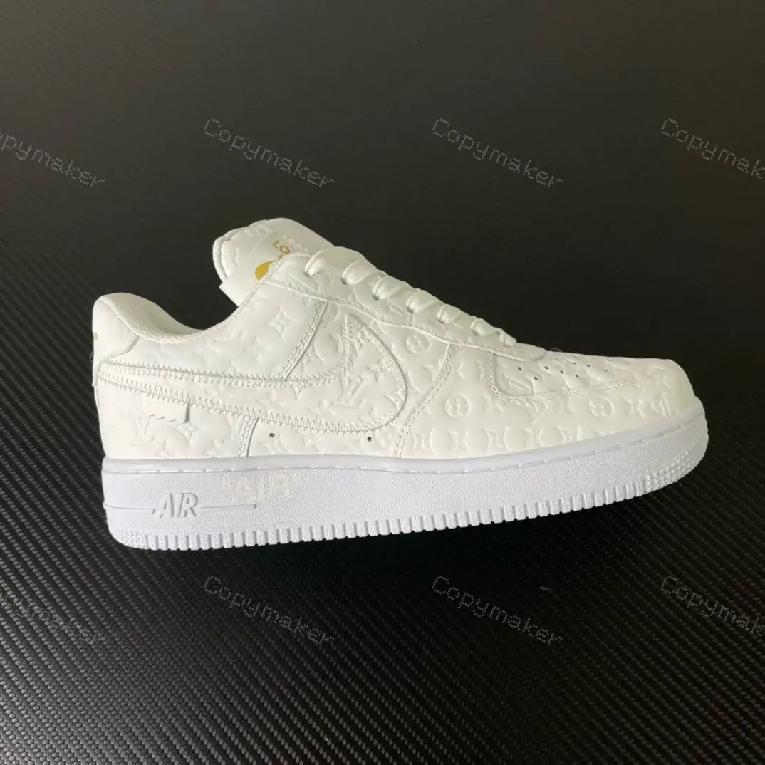 【預售】1V x NK Air Force 1 Low 聯名 AF1 空軍 滿版老花壓紋 板鞋休閒鞋運動鞋