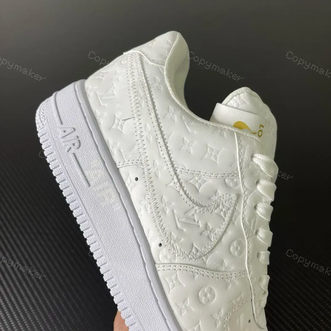 【預售】1V x NK Air Force 1 Low 聯名 AF1 空軍 滿版老花壓紋 板鞋休閒鞋運動鞋