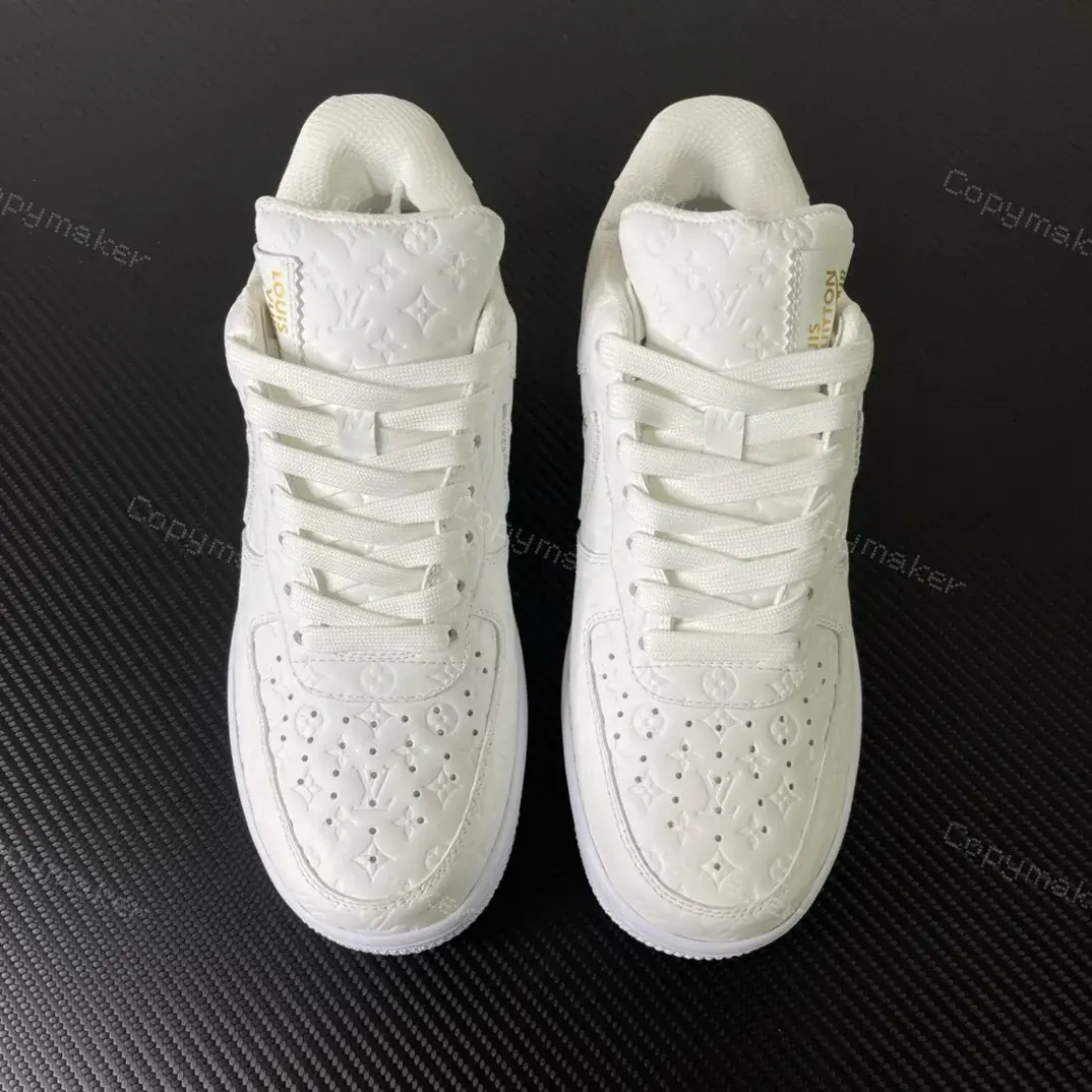 【預售】1V x NK Air Force 1 Low 聯名 AF1 空軍 滿版老花壓紋 板鞋休閒鞋運動鞋
