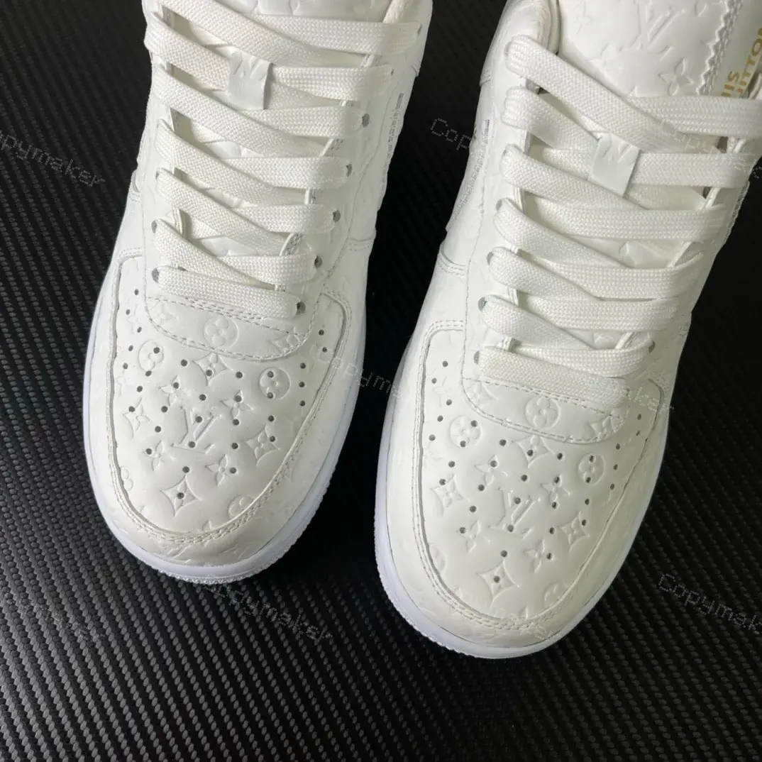 【預售】1V x NK Air Force 1 Low 聯名 AF1 空軍 滿版老花壓紋 板鞋休閒鞋運動鞋