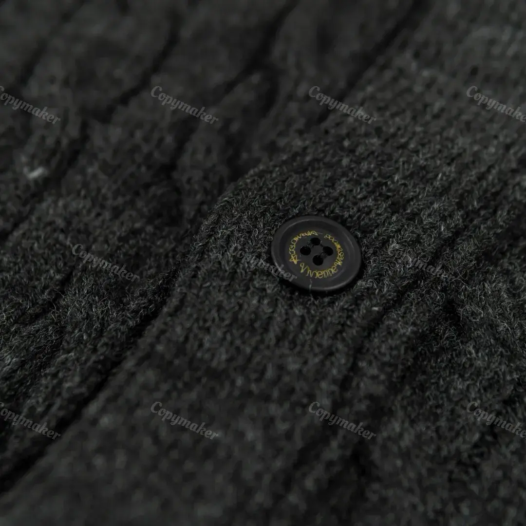 【現貨】Viv1enne Westwood 22FW 土星星球刺繡 麻花針織 針織衫毛衣外套
