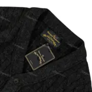 【現貨】Viv1enne Westwood 22FW 土星星球刺繡 麻花針織 針織衫毛衣外套：圖片 10