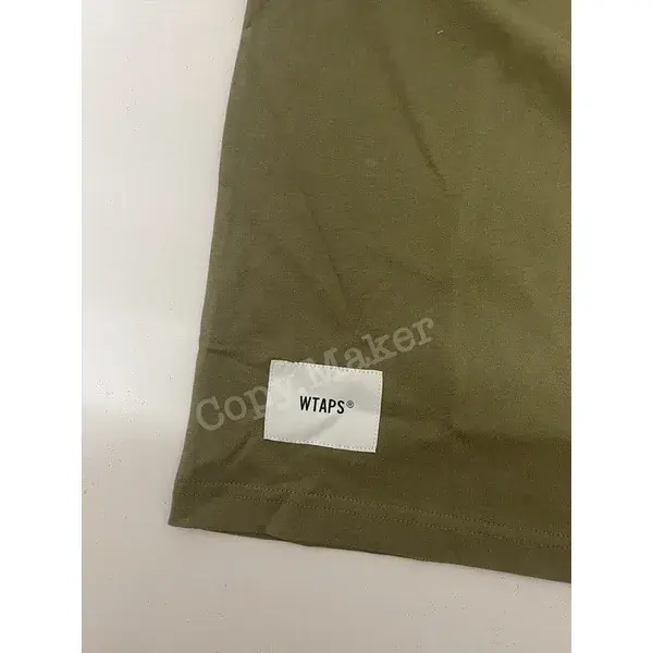 WTAPS 21SS COLLEGE /COTTON LOGO 經典款 圓領 天竺棉 短袖 T恤