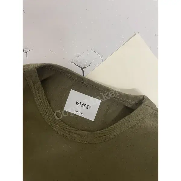 WTAPS 21SS COLLEGE /COTTON LOGO 經典款 圓領 天竺棉 短袖 T恤