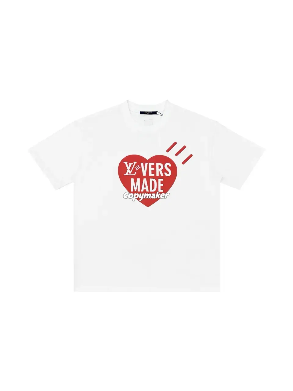 【預售】1V 25SS Nigo 時尚週秀款 員工限定 正面愛心字母 背面小logo 短袖T恤