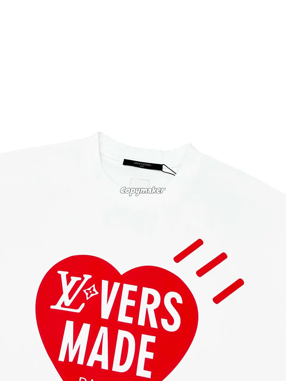 【預售】1V 25SS Nigo 時尚週秀款 員工限定 正面愛心字母 背面小logo 短袖T恤