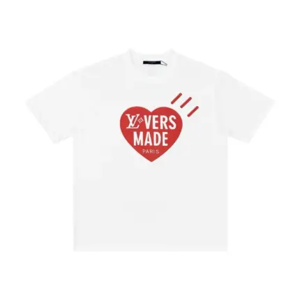 【預售】1V 25SS Nigo 時尚週秀款 員工限定 正面愛心字母 背面小logo 短袖T恤