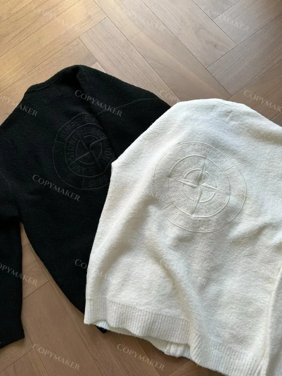 SUP x STONE ISLAND 23FW 至尊 石頭島 聯名 羊毛混紡 針織衫毛衣外套開衫