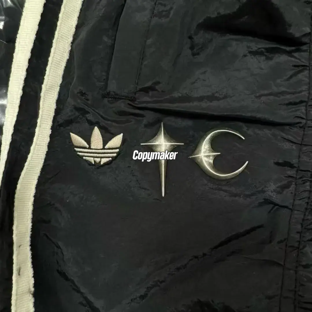 【預售】THUG CLUB x AD originals 25FW 聯名 鍍銀logo 金屬尼龍皺摺 長褲休閒褲運動褲
