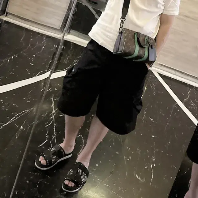 【現貨】PRA 24SS Re-Nylon Shorts 再生尼龍 多口袋機能三角標 短褲休閒褲工裝褲尼龍短褲