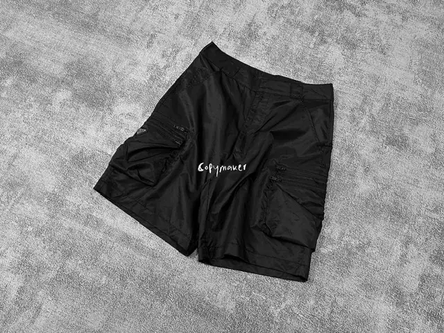 【現貨】PRA 24SS Re-Nylon Shorts 再生尼龍 多口袋機能三角標 短褲休閒褲工裝褲尼龍短褲