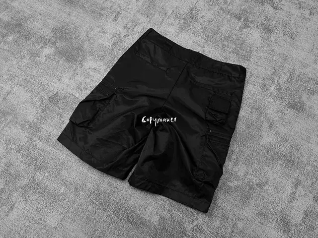 【現貨】PRA 24SS Re-Nylon Shorts 再生尼龍 多口袋機能三角標 短褲休閒褲工裝褲尼龍短褲