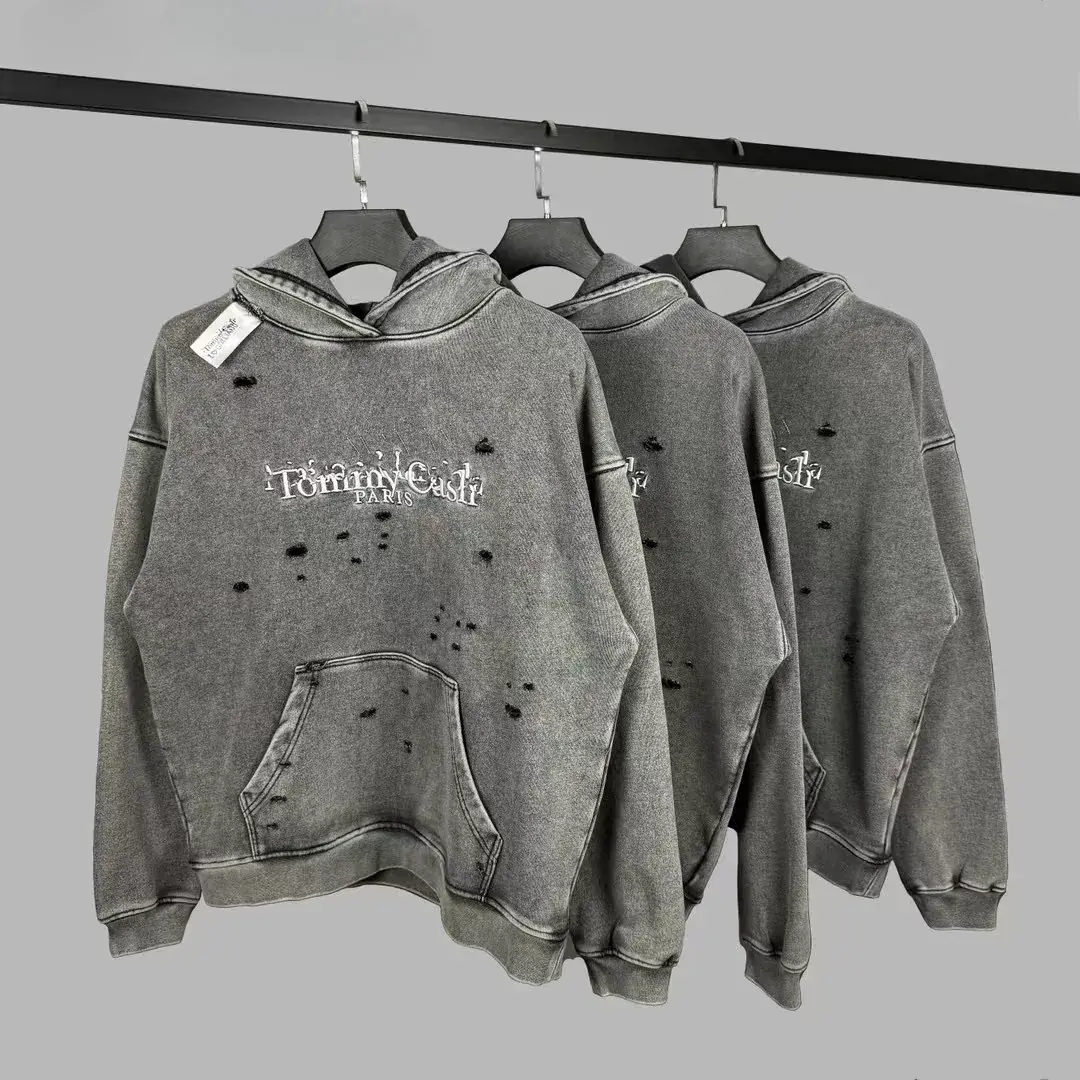 Maison Margiela Tommy Cash 馬吉拉 聯名做舊水洗破壞 帽T連帽衛衣 mm6