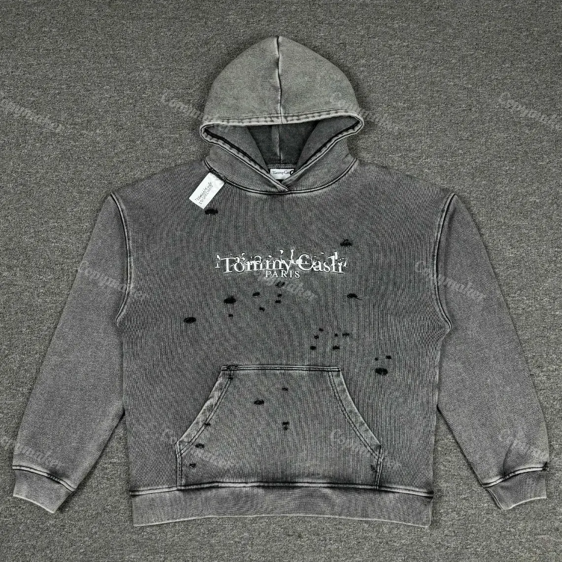 Maison Margiela Tommy Cash 馬吉拉 聯名做舊水洗破壞 帽T連帽衛衣 mm6