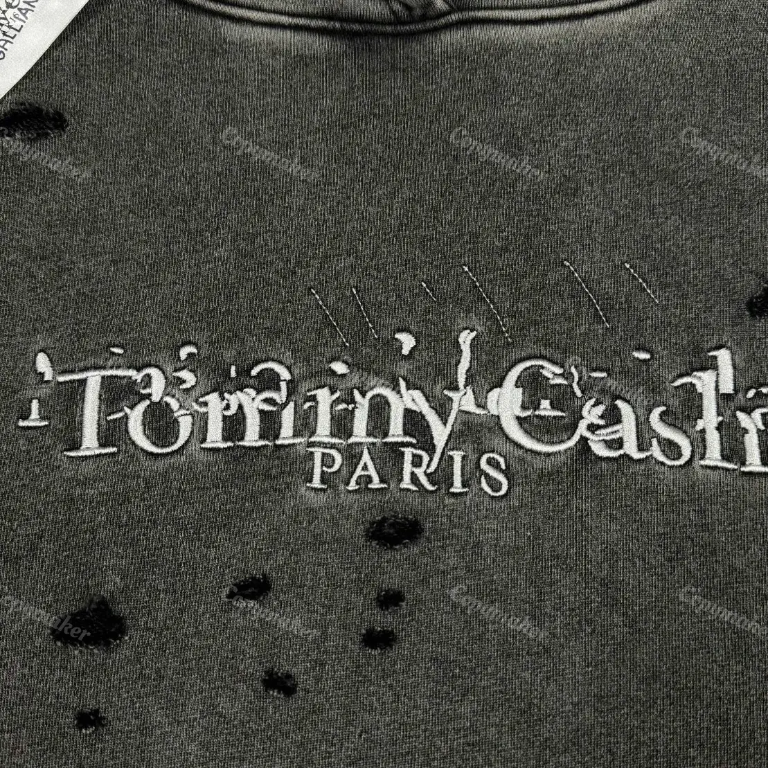Maison Margiela Tommy Cash 馬吉拉 聯名做舊水洗破壞 帽T連帽衛衣 mm6