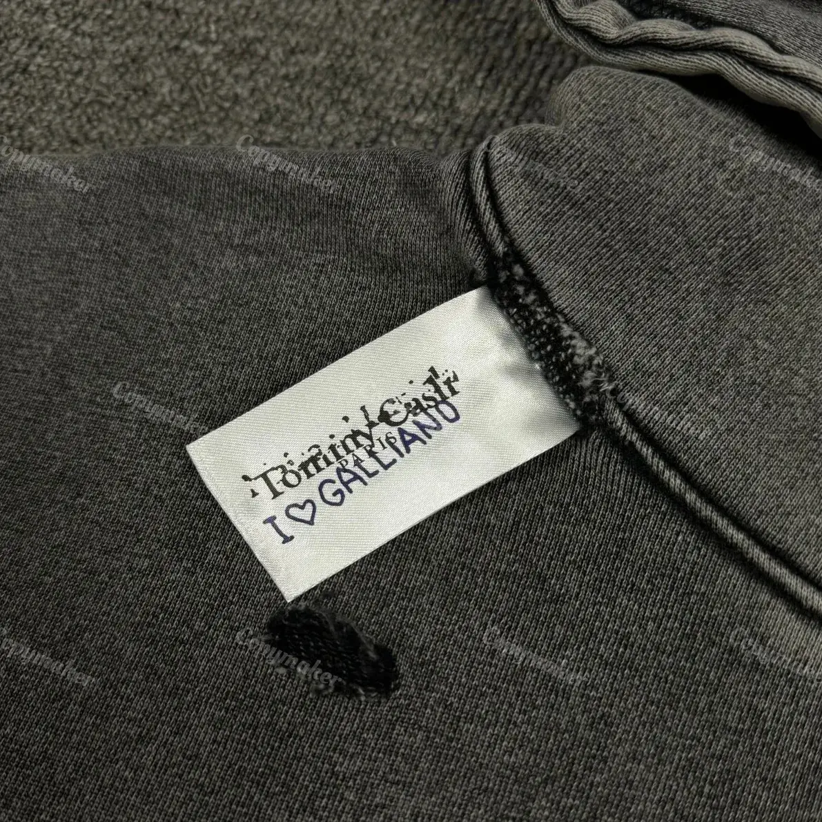 Maison Margiela Tommy Cash 馬吉拉 聯名做舊水洗破壞 帽T連帽衛衣 mm6