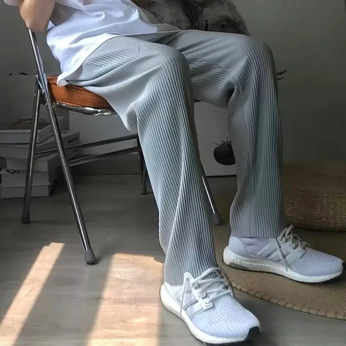 Homme Plisse lssey Mivake 21SS 三宅一生 經典 褶皺 長褲 休閒褲 JF150