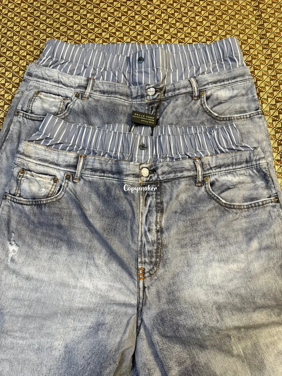 【預售】Acne Studios 25SS 仲夏系列 雙腰雙褲頭 水洗黑灰 直筒牛仔褲長褲工裝褲