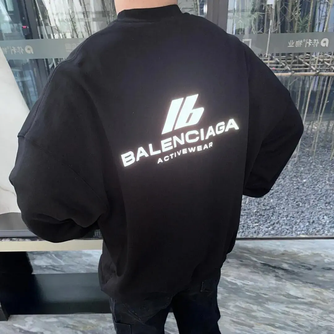 【現貨】【福利回饋】巴黎 BLC 24FW Activewear lb 運動支線 3M反光 圓領衛衣大學T