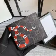 GUC Kingsnake Wallet 王蛇珊瑚蛇老花 牛皮 八卡皮夾錢包：圖片 4