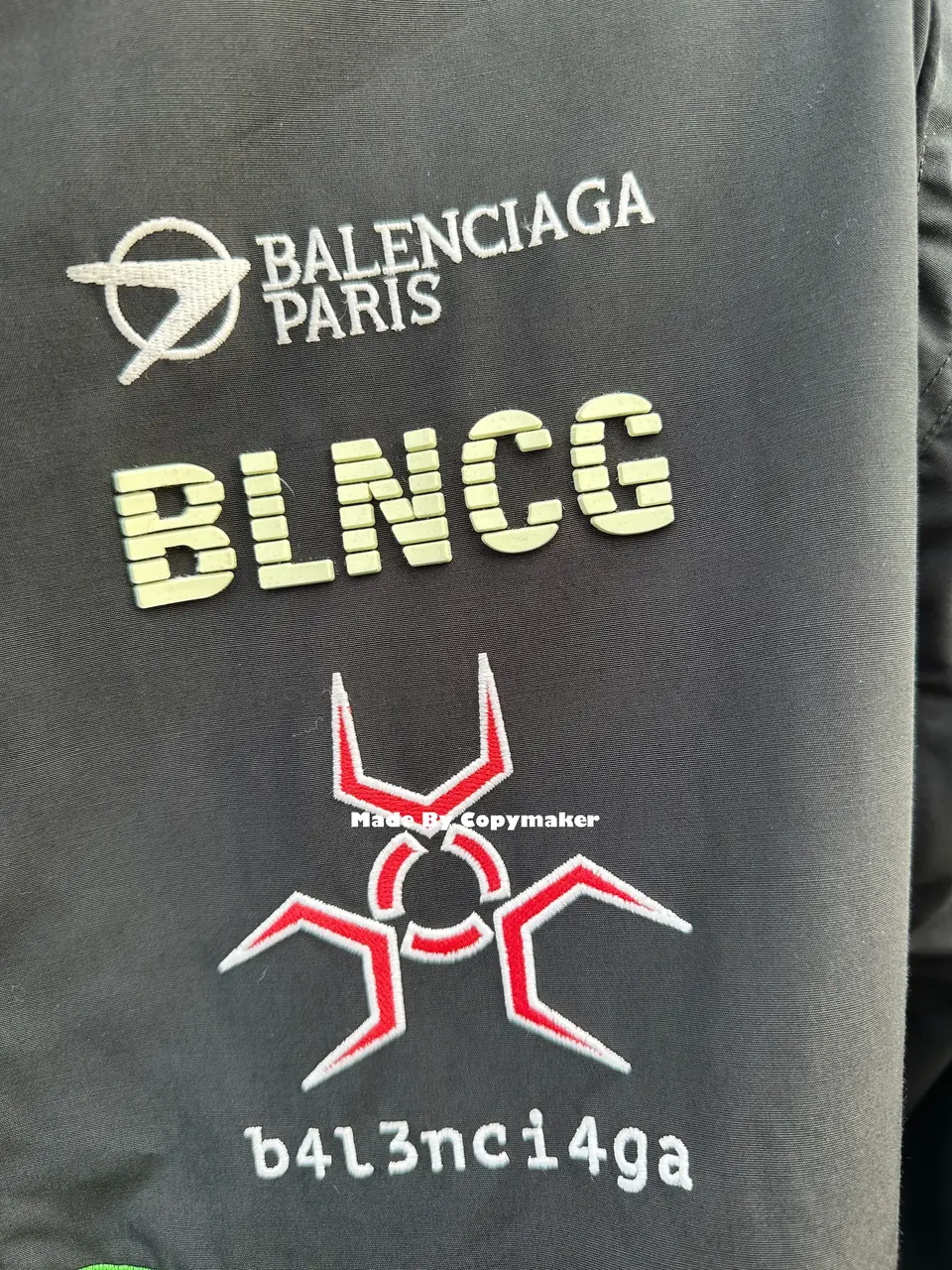 巴黎 BLC 22SS GAMER 刺繡Logo 賽車服 衝鋒衣 外套 夾克
