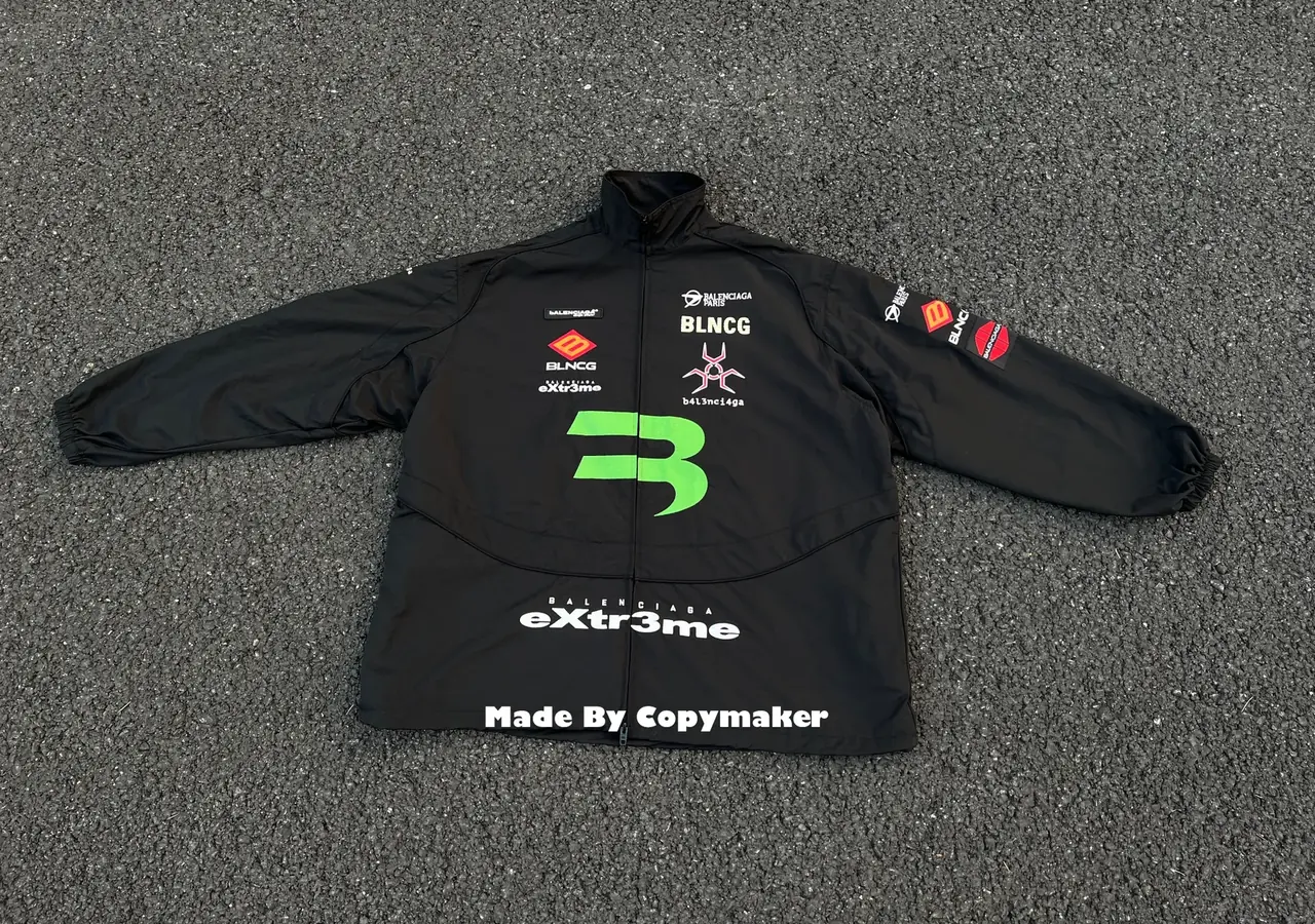 巴黎 BLC 22SS GAMER 刺繡Logo 賽車服 衝鋒衣 外套 夾克
