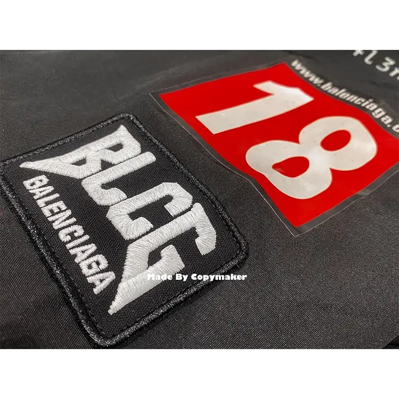 巴黎 BLC 22SS GAMER 刺繡Logo 賽車服 衝鋒衣 外套 夾克