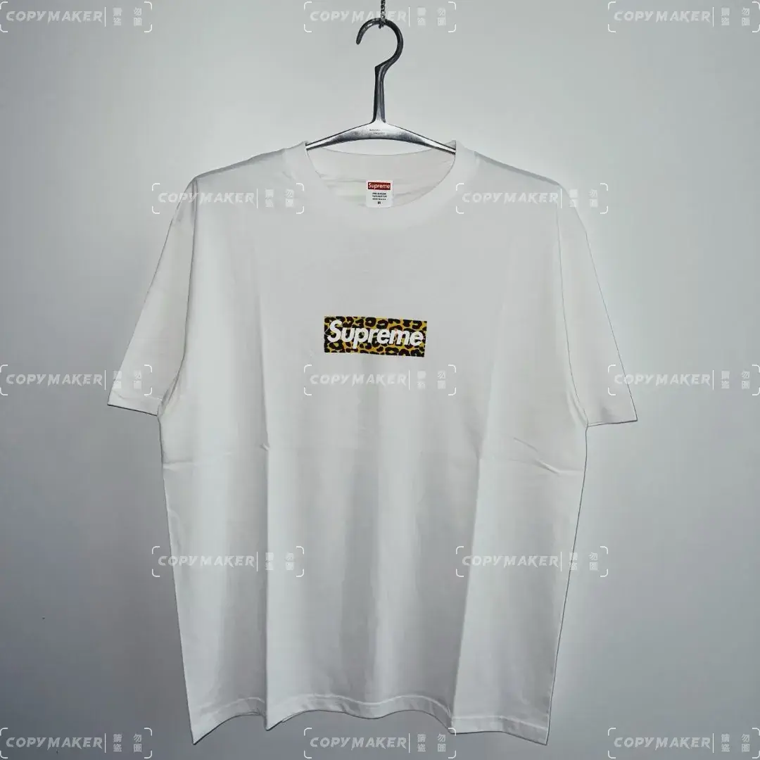 Sup 24SS 上海開業限定 box logo boxlogo bogo 圓領短袖T恤 豹紋