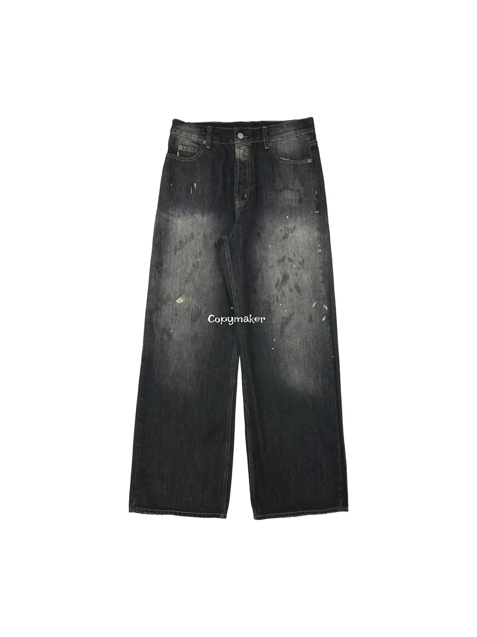 【預售】Acne Studios 24FW 經典直筒寬鬆版型 水洗漸層黑灰 2021M 直筒牛仔褲寬版工裝褲