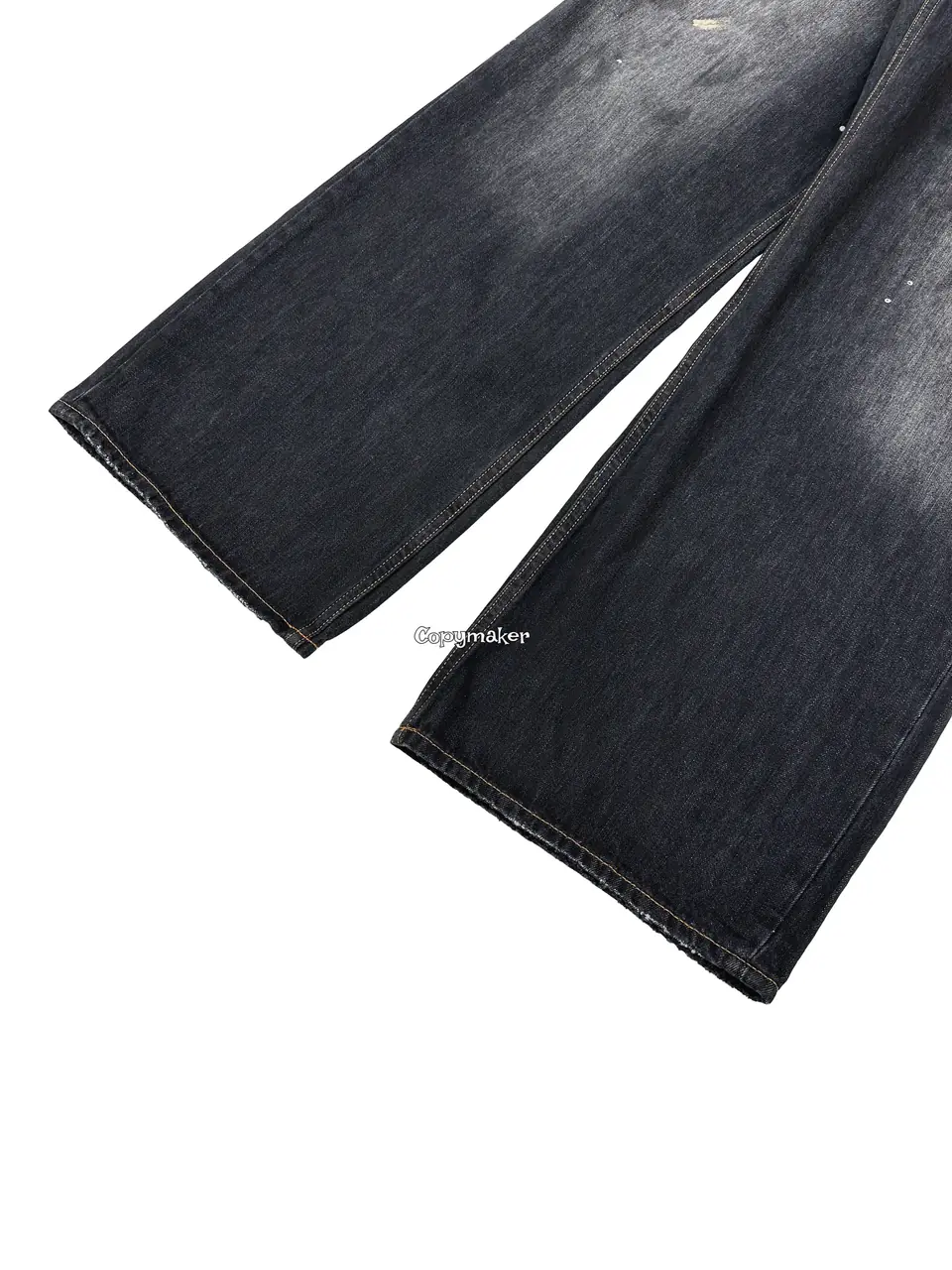 【預售】Acne Studios 24FW 經典直筒寬鬆版型 水洗漸層黑灰 2021M 直筒牛仔褲寬版工裝褲