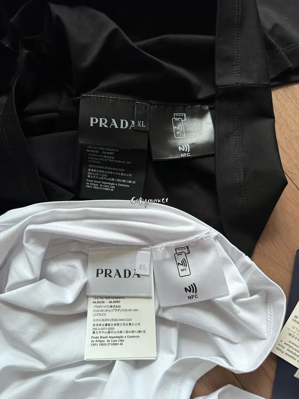 【原廠面料】PRA 24SS 素色簡約 絲光棉抗皺 小logo字母 短袖T恤 二色