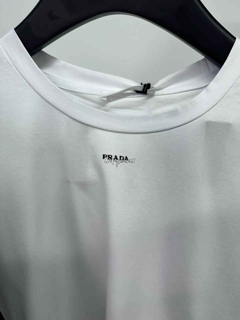【原廠面料】PRA 24SS 素色簡約 絲光棉抗皺 小logo字母 短袖T恤 二色