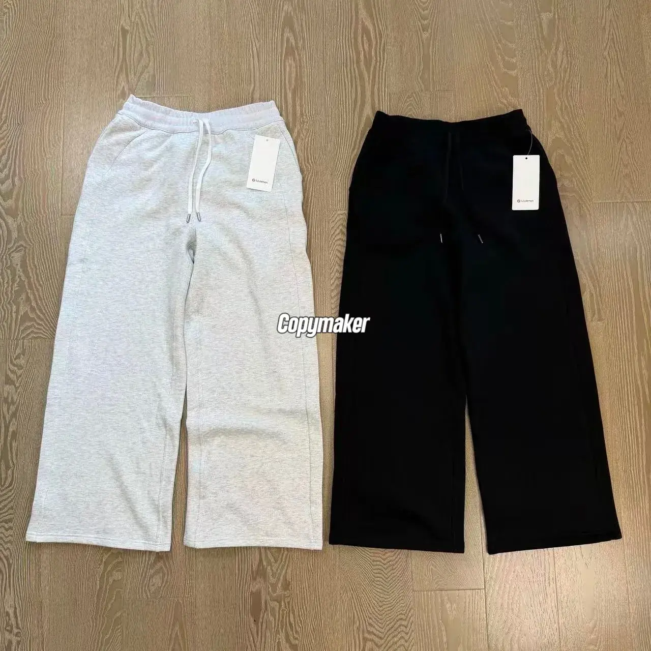 【預售】lululemon 25SS 小標logo 簡約素色 純棉長褲棉褲休閒褲 黑色/灰色
