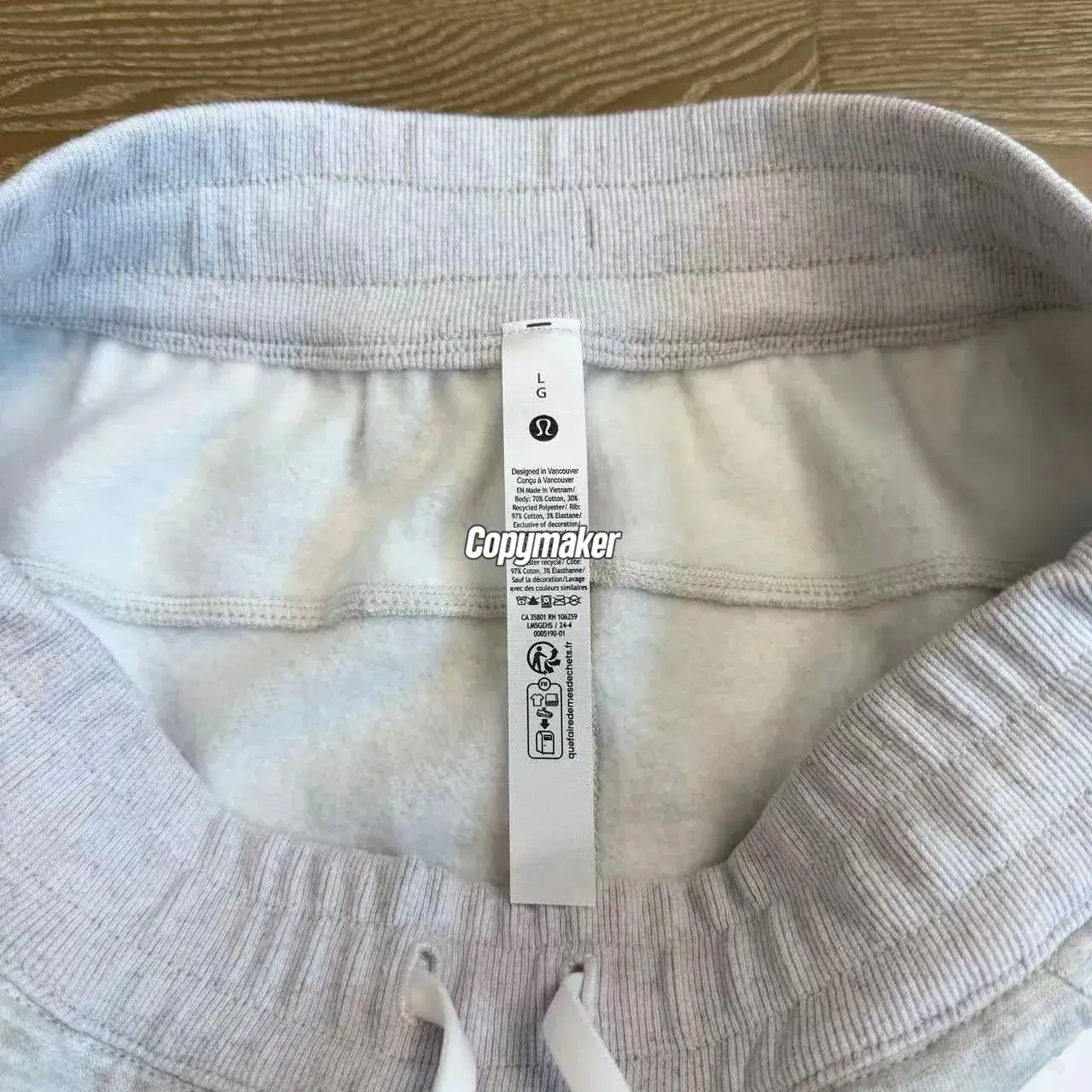 【預售】lululemon 25SS 小標logo 簡約素色 純棉長褲棉褲休閒褲 黑色/灰色