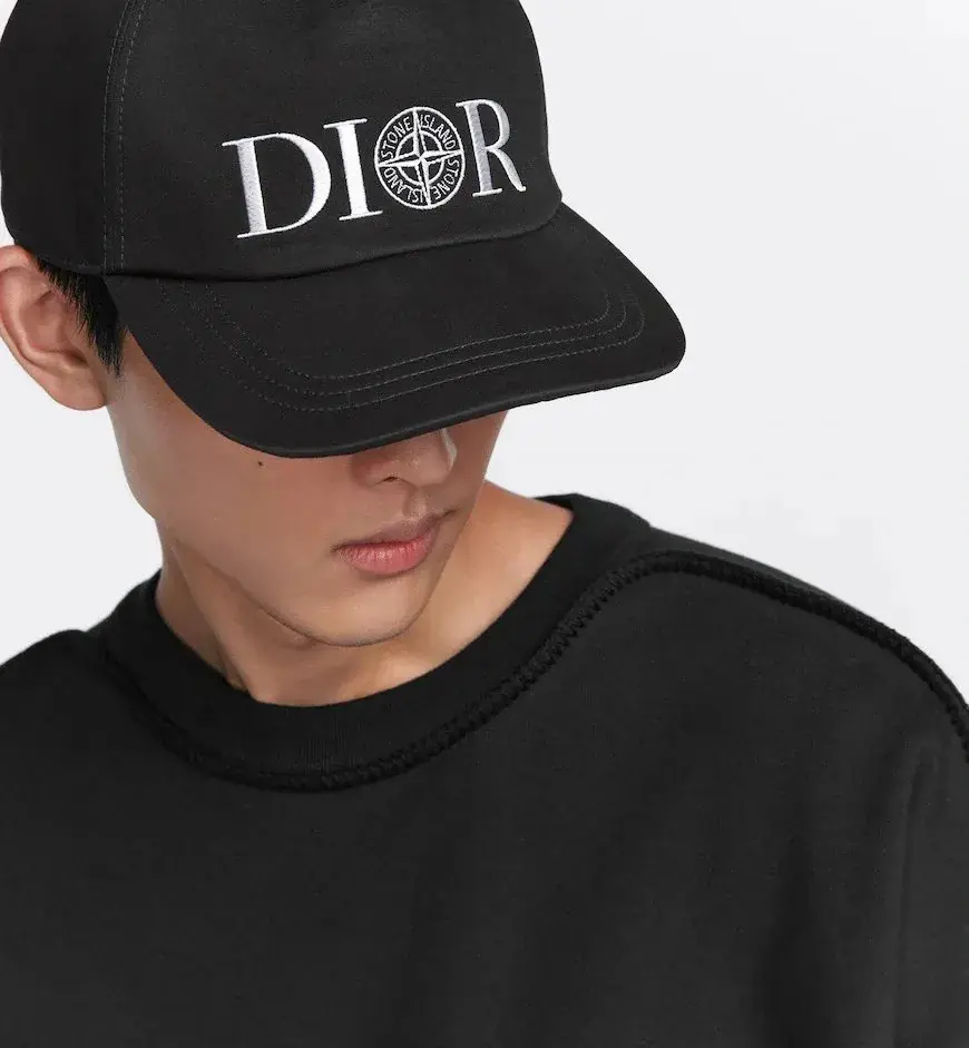 【現貨】【過驗】D1OR x STONE ISLAND 24SS 聯名羅盤刺繡字母 棒球帽老帽鴨舌帽 石頭島