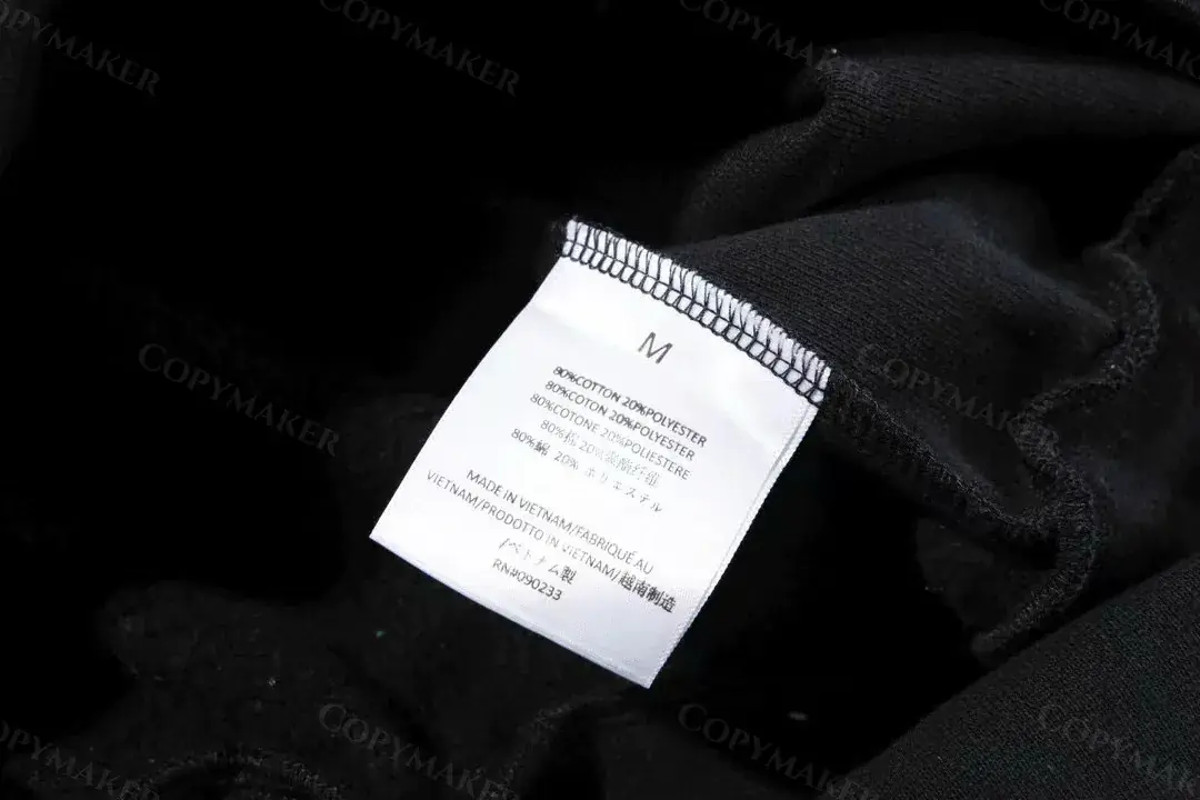 23SS FOG ESSENTIALS 副線 膠標 大學T圓領衛衣 FEAR OF GOD 玄青黑 圓弧字母