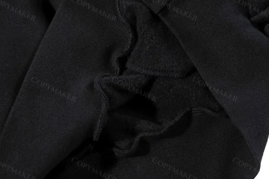 23SS FOG ESSENTIALS 副線 膠標 大學T圓領衛衣 FEAR OF GOD 玄青黑 圓弧字母