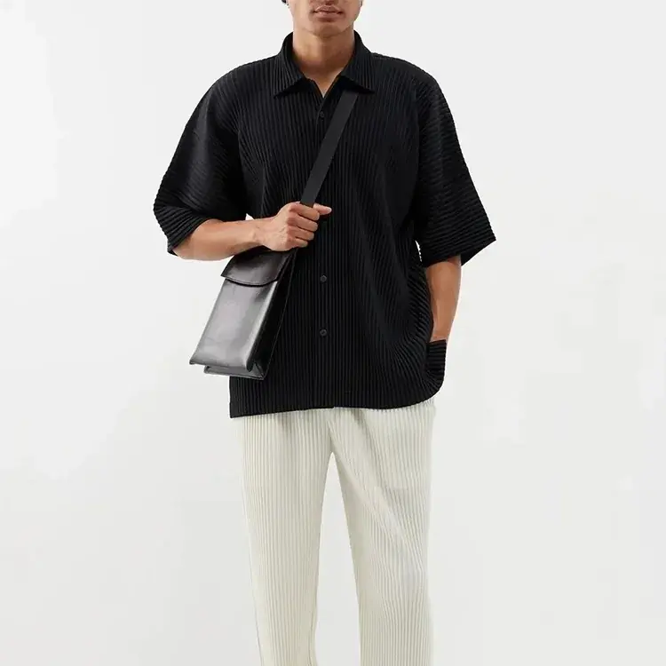 Homme Plisse lssey Mivake 22SS 三宅一生 經典 褶皺 短袖襯衫 JJ122