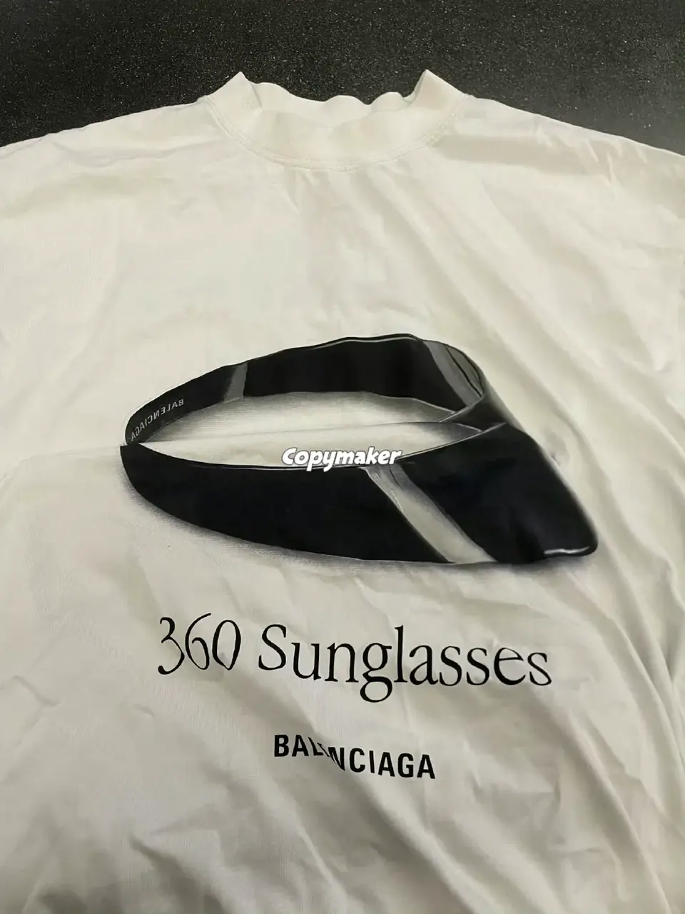 【現貨】巴黎 BLC 25SS 360 Sunglasses 太陽眼鏡墨鏡 短袖T恤 米色
