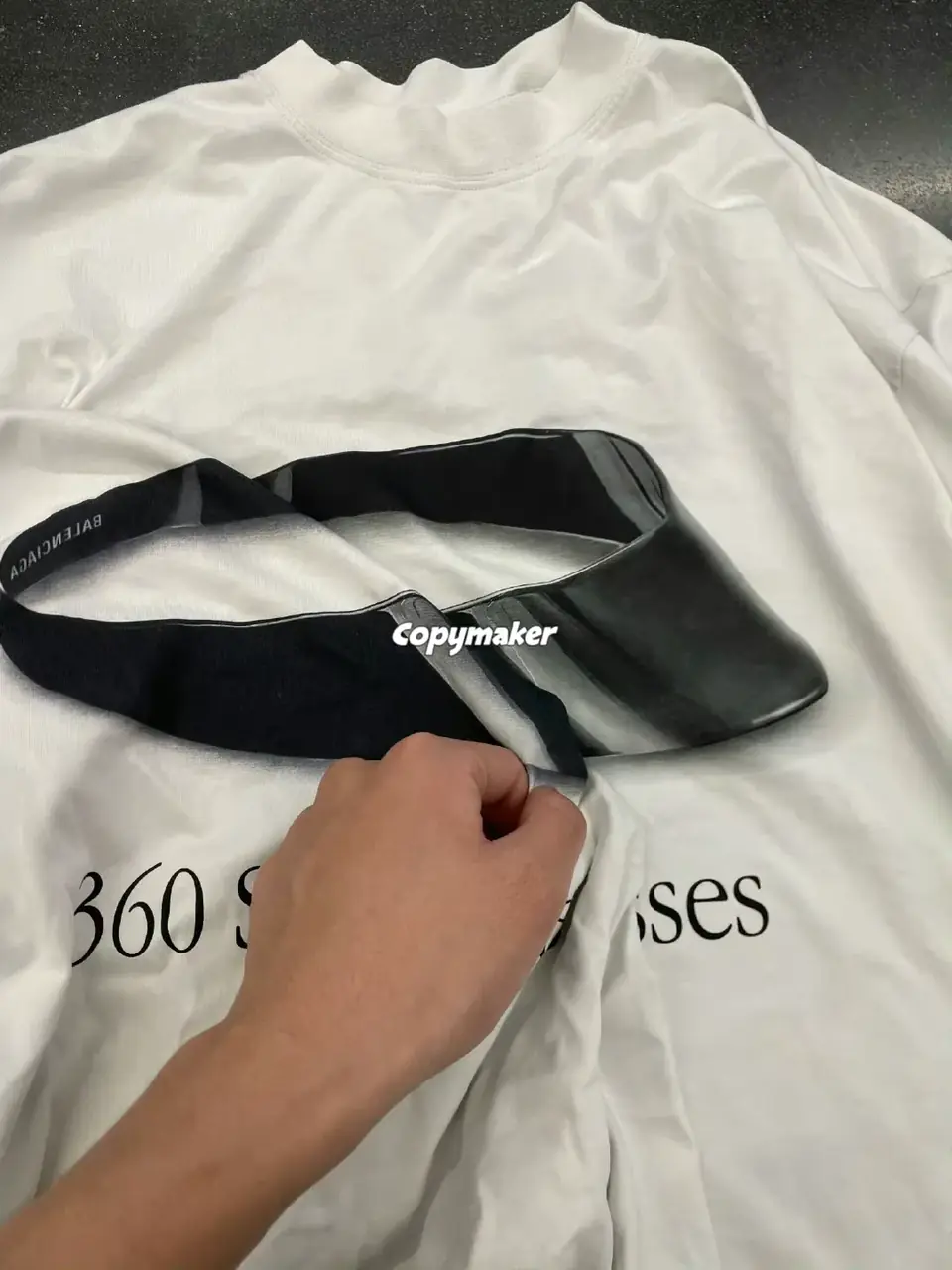 【現貨】巴黎 BLC 25SS 360 Sunglasses 太陽眼鏡墨鏡 短袖T恤 米色