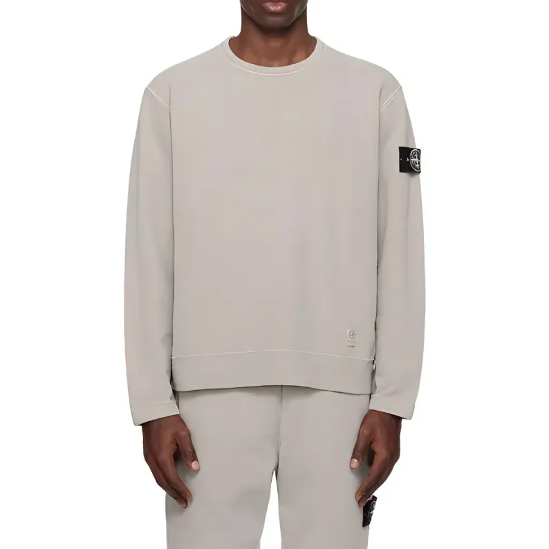 【現貨】STONE ISLAND 24SS CLOSED LOOP 閉環系列 高端支線 白標 石頭島 大學T圓領衛衣
