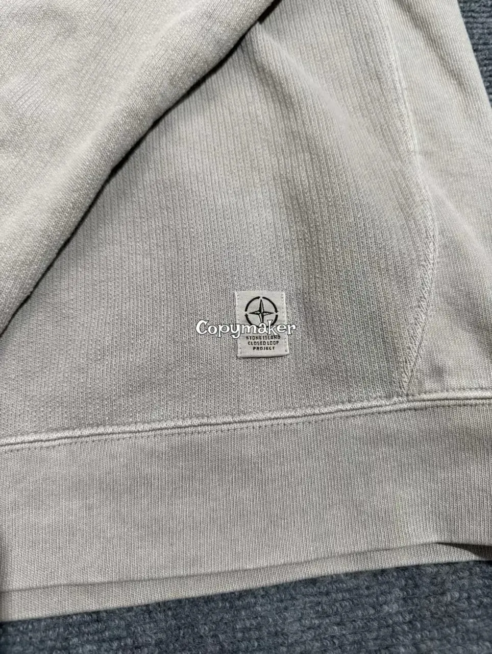 【現貨】STONE ISLAND 24SS CLOSED LOOP 閉環系列 高端支線 白標 石頭島 大學T圓領衛衣