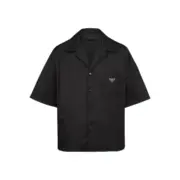 PRA 21SS Re-Nylon Short Bowling Shirt 再生尼龍 口袋 三角標 襯衫 短袖：圖片 2