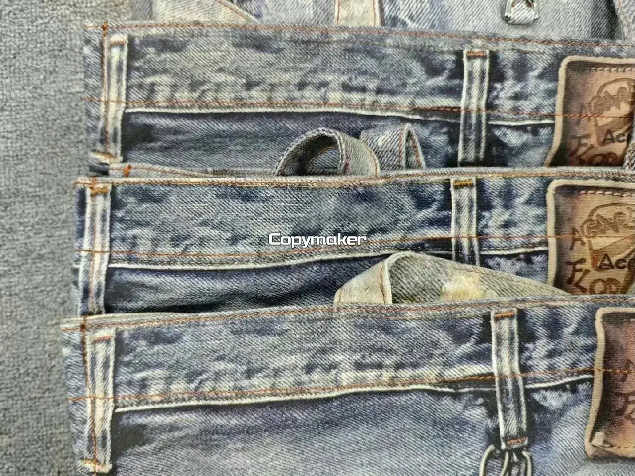 【現貨】【福利回饋】Acne Studios 24SS 塗鴉滿版dirtyfit 噴墨3D印花 托特包手提包單肩包