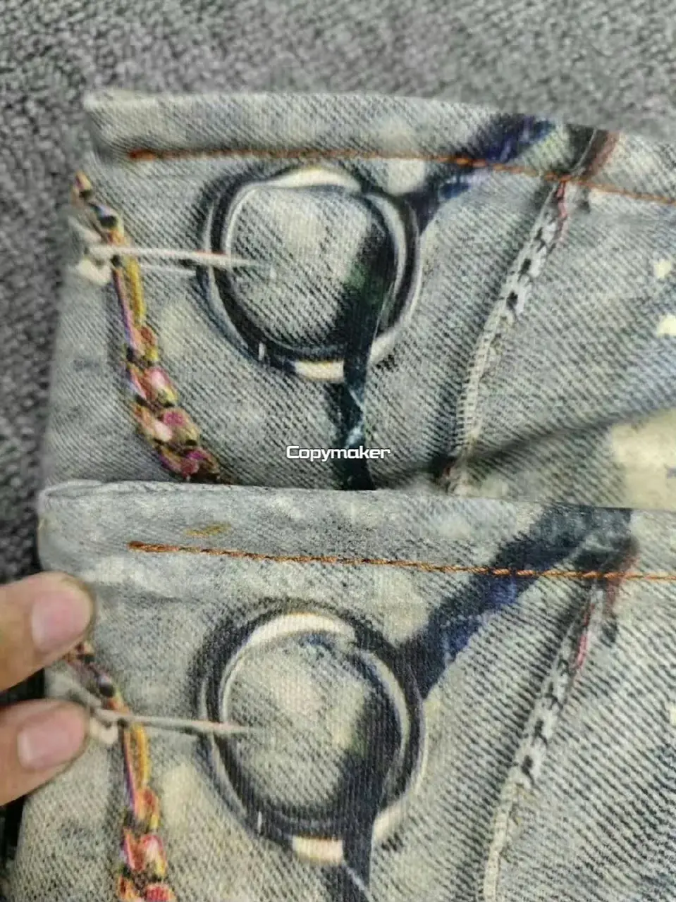【現貨】【福利回饋】Acne Studios 24SS 塗鴉滿版dirtyfit 噴墨3D印花 托特包手提包單肩包