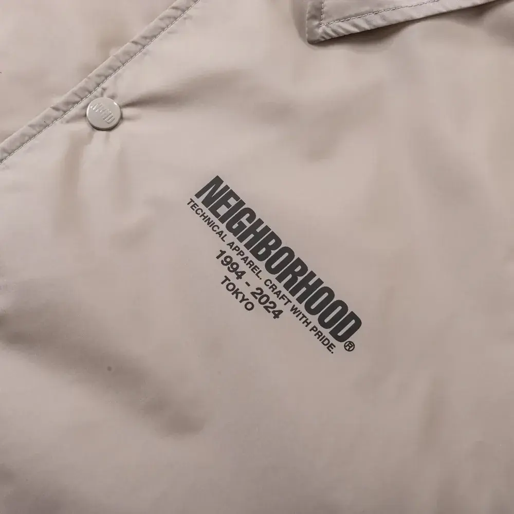 NEIGHBORHOOD 24SS WINDBREAKER 印花尼龍 教練夾克外套 nbhd