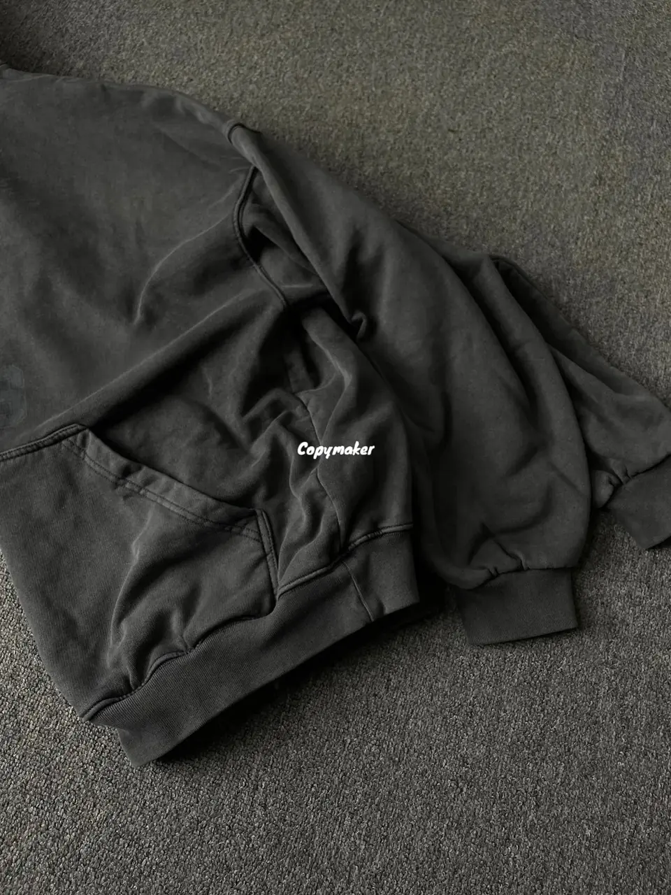 【現貨】巴黎 BLC 24FW Paris Tower Printed Hoodie 鐵塔做舊水洗 帽T連帽衛衣 黑灰